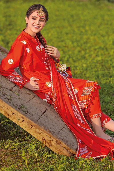 Gul Ahmed 3PC Stitched Printed Lawn Suit With Printed Lawn Dupatta CL-22018