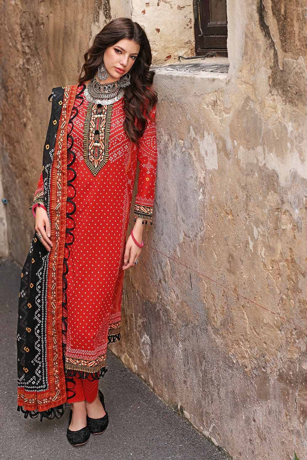 Gul Ahmed 3PC Chunri Lawn Unstitched Suit CL-32092 B