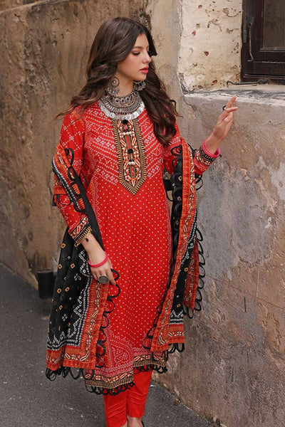 Gul Ahmed 3PC Chunri Lawn Unstitched Suit CL-32092 B
