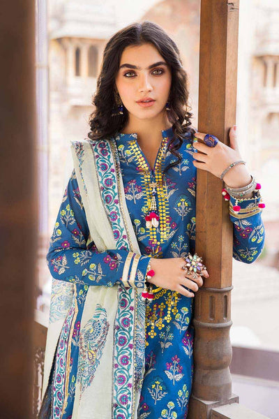 Gul Ahmed 3PC Lawn Unstitched Foil Printed Suit CL-32236 B