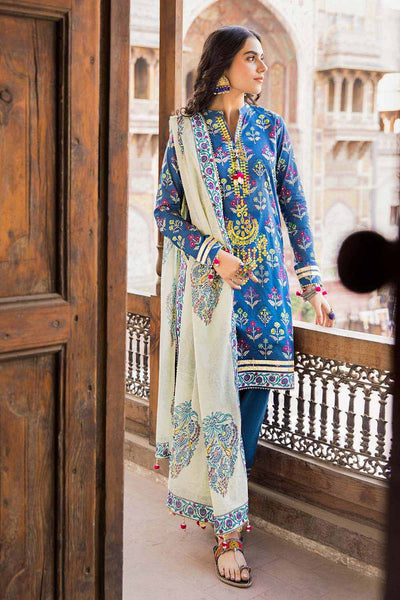 Gul Ahmed 3PC Lawn Unstitched Foil Printed Suit CL-32236 B