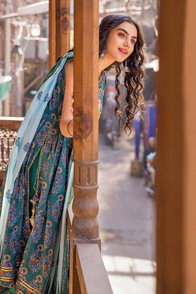 Gul Ahmed 3PC Lawn Unstitched Foil Printed Suit CL-32238 A
