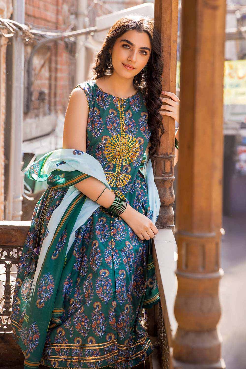 Gul Ahmed 3PC Lawn Unstitched Foil Printed Suit CL-32238 A