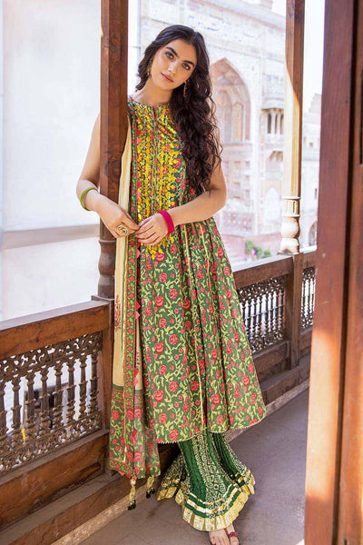 Gul Ahmed 3PC Lawn Unstitched Foil Printed Suit CL-32240 A