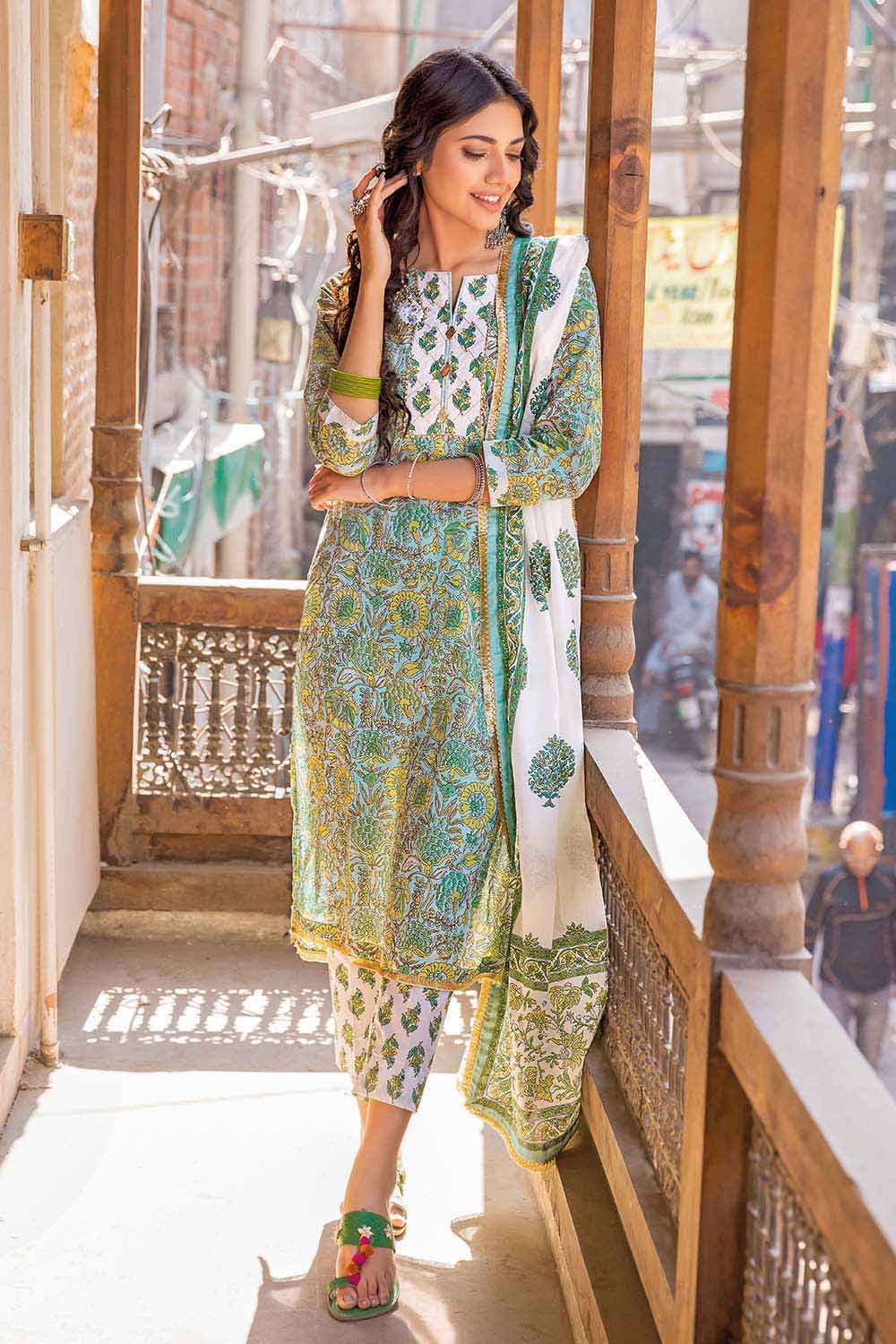 Gul Ahmed 3PC Lawn Unstitched Printed Suit CL-32241 A