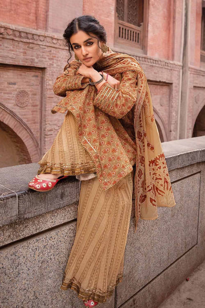 Gul Ahmed 3PC Lawn Unstitched Foil Printed Suit CL-32445 A