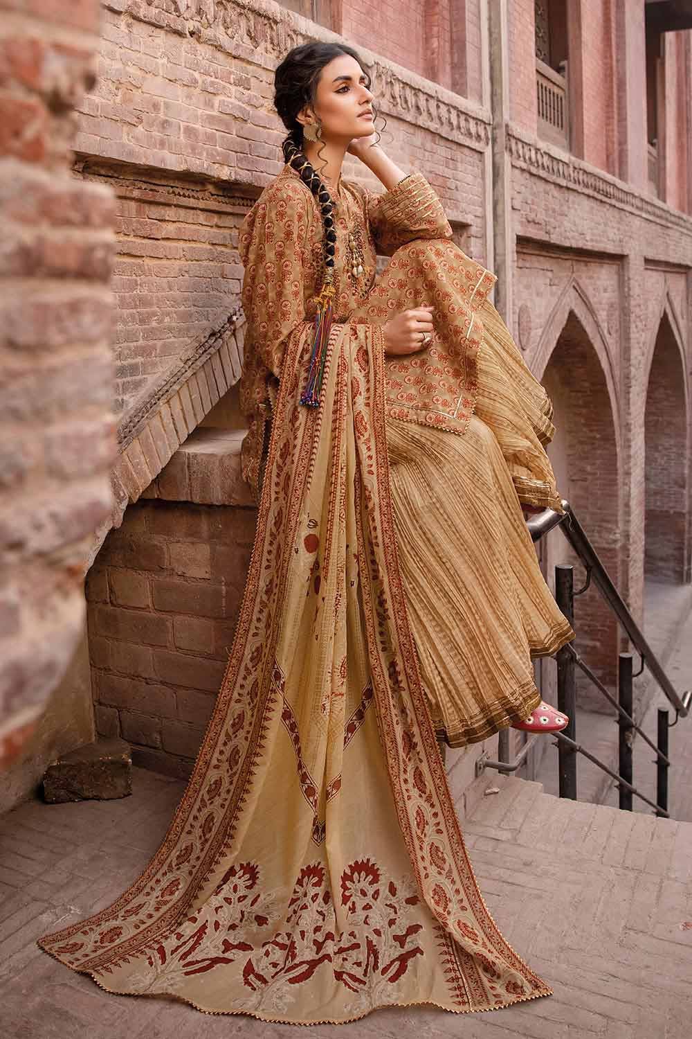 Gul Ahmed 3PC Lawn Unstitched Foil Printed Suit CL-32445 A