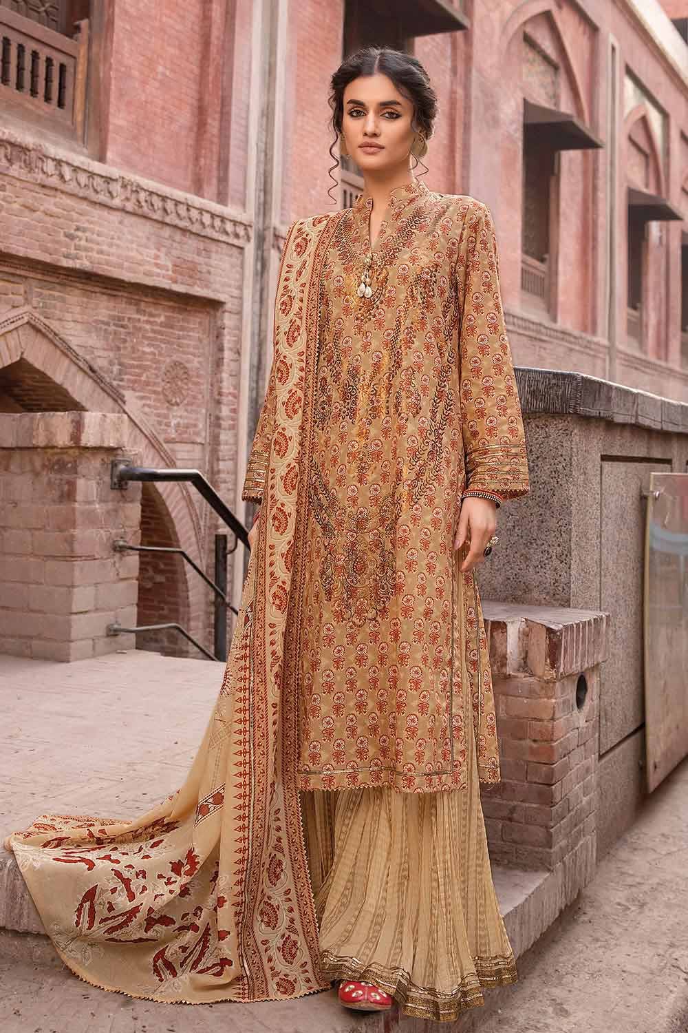 Gul Ahmed 3PC Lawn Unstitched Foil Printed Suit CL-32445 A