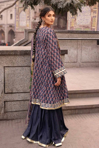 Gul Ahmed 3PC Lawn Unstitched Foil Printed Suit CL-32445 B