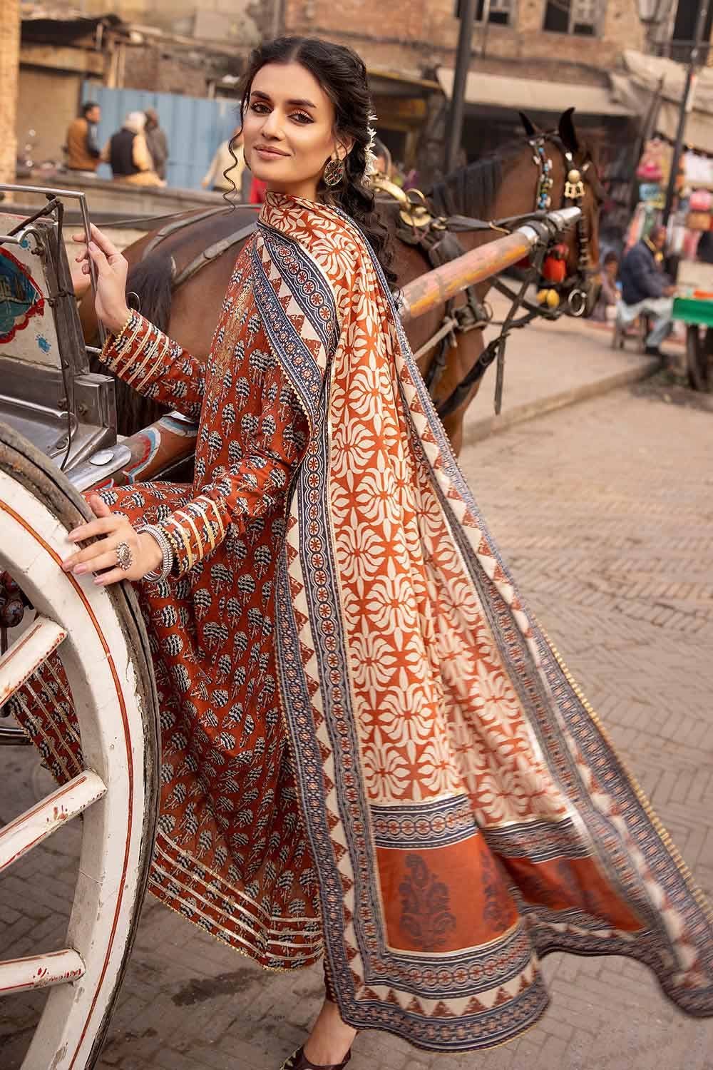 Gul Ahmed 3PC Lawn Unstitched Foil Printed Suit CL-32446 A