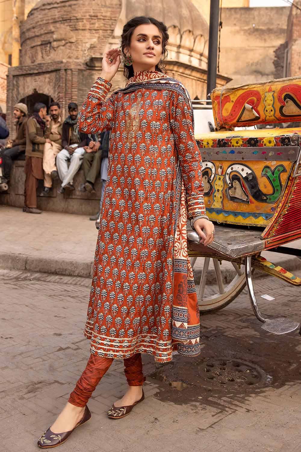 Gul Ahmed 3PC Lawn Unstitched Foil Printed Suit CL-32446 A