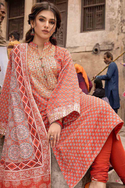 Gul Ahmed 3PC Lawn Unstitched Foil Printed Suit CL-32447 A