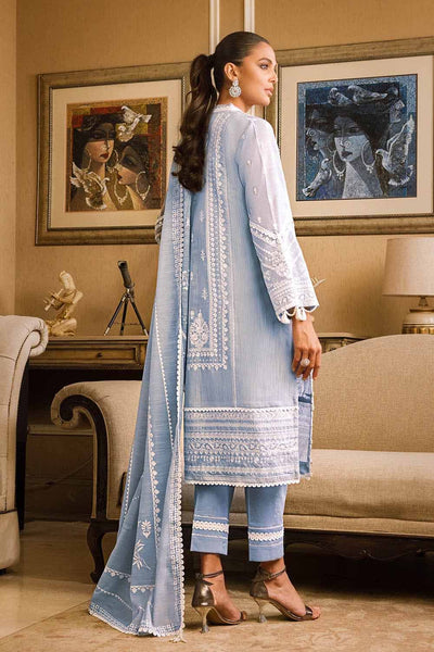 Gul Ahmed 3PC Embroidered Paper Cotton Unstitched Suit With Lace And Printed Paper Dupatta CN-32004