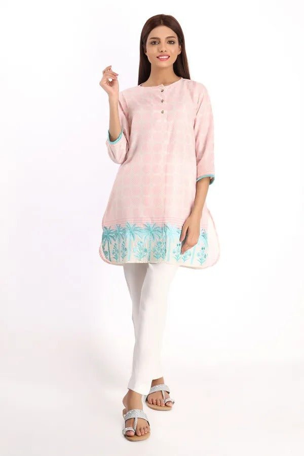 Ready to Wear Khaadi 1 Piece Kurta CTPE-20211 Pink
