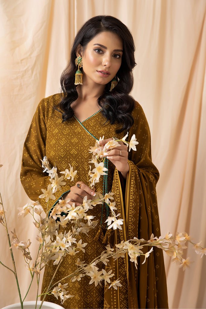 Lakhany 3 Piece Stitched Printed Cashmi Vool Vol 01 Suit LSM-2996