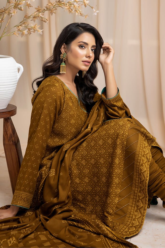 Lakhany 3 Piece Stitched Printed Cashmi Vool Vol 01 Suit LSM-2996