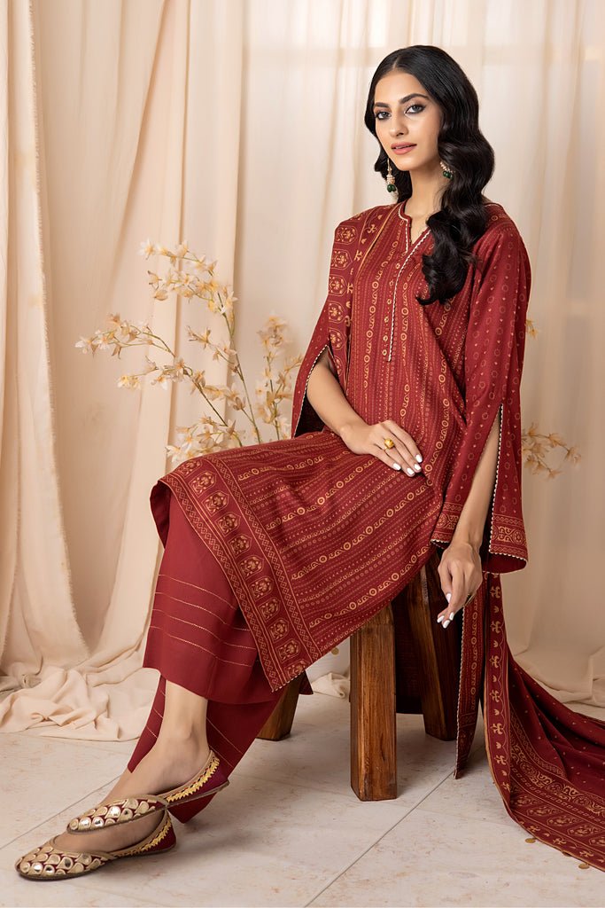 Lakhany 3 Piece Stitched Printed Cashmi Vool Vol 01 Suit LSM-2993