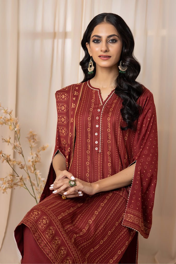 Lakhany 3 Piece Stitched Printed Cashmi Vool Vol 01 Suit LSM-2993