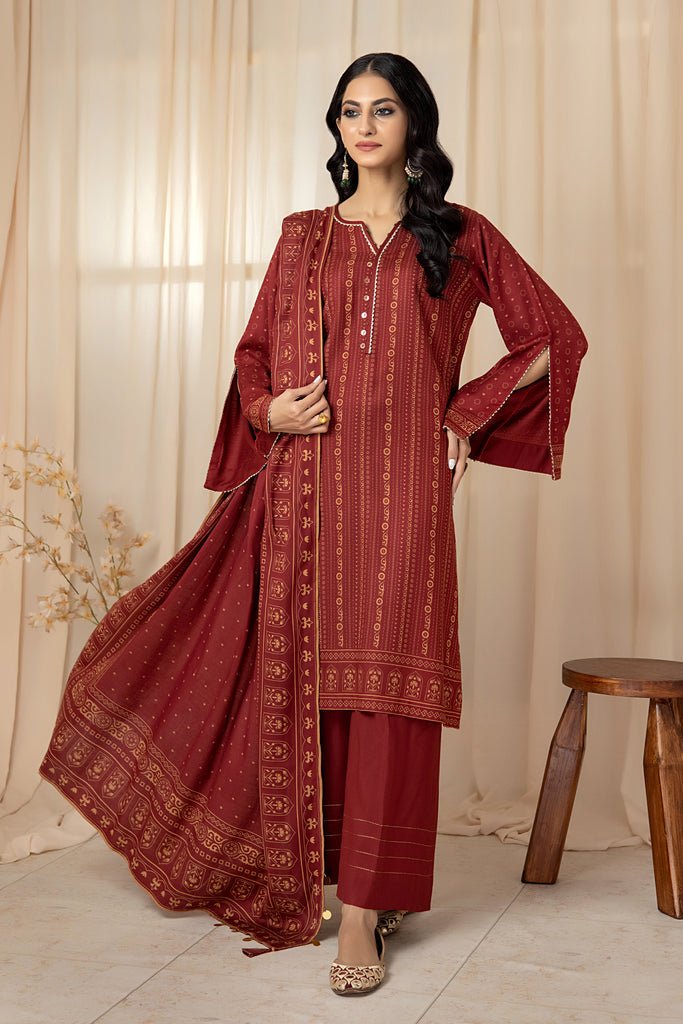 Lakhany 3 Piece Stitched Printed Cashmi Vool Vol 01 Suit LSM-2993