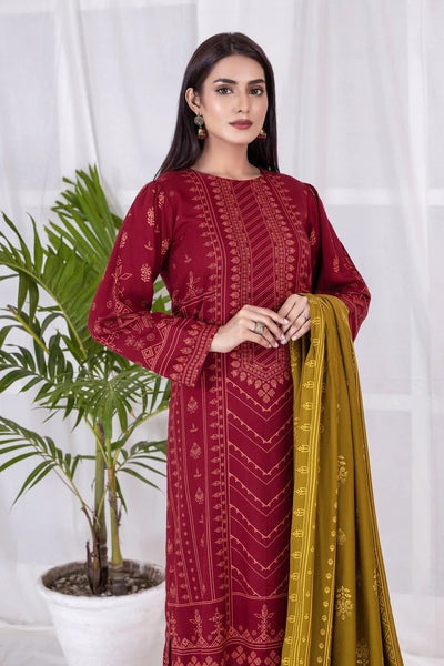 Lakhany 3 Piece Unstitched Printed Cashmi Vool Suit CVC-1019-B