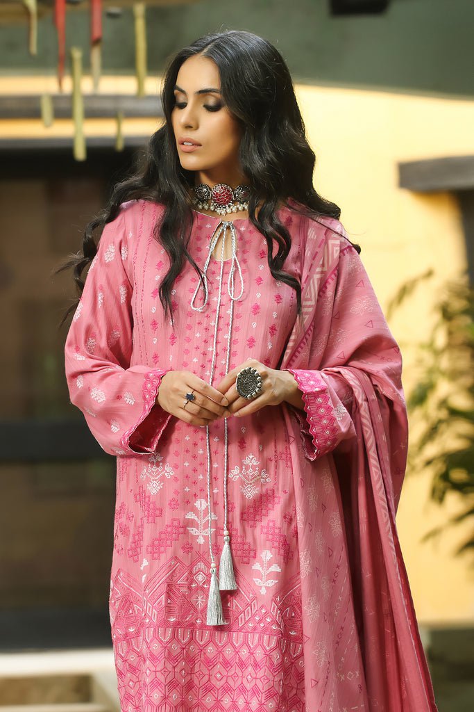 Lakhany 3 Piece Stitched Embroidered Cashmi Vool Suit LSM-2982