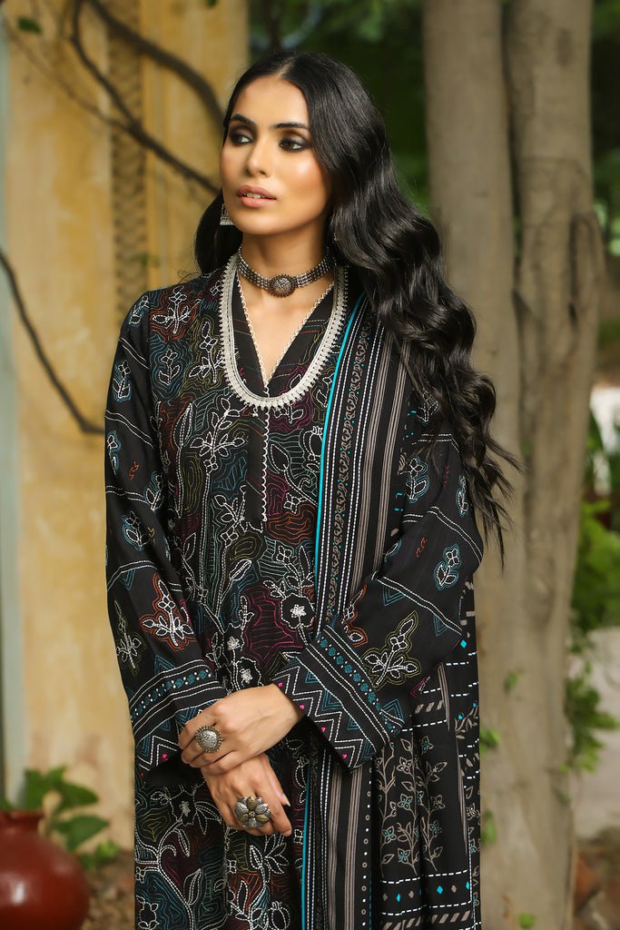 Lakhany 3 Piece Stitched Embroidered Cashmi Vool Suit LSM-2981
