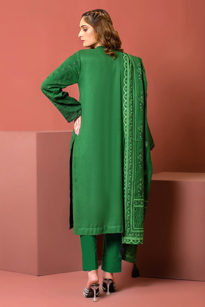Lakhany 3 Piece Stitched Embroidered Cashmi Vool Suit LSM-2977