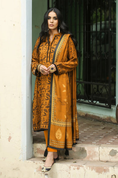 Lakhany 3 Piece Stitched Embroidered Cashmi Vool Suit LSM-2974