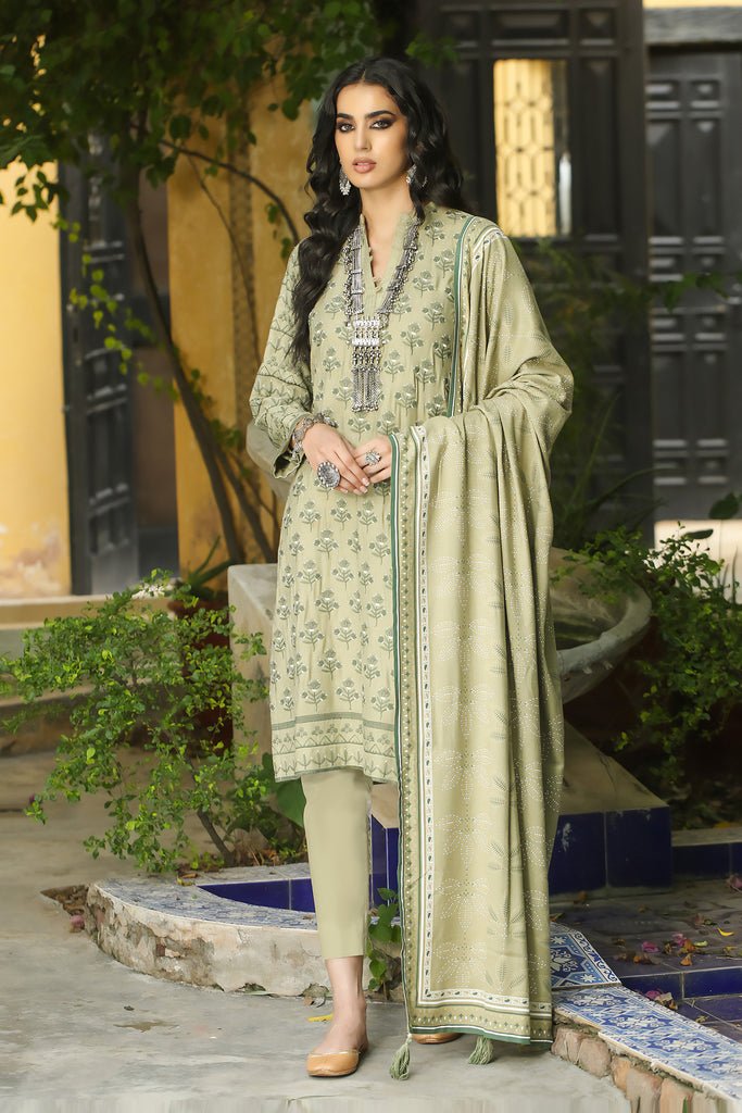 Lakhany 3 Piece Stitched Embroidered Cashmi Vool Suit LSM-2976