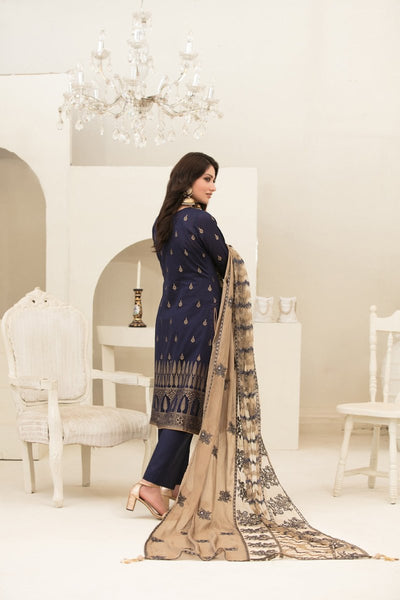 Tawakkal Fabrics 3 Piece Stitched Banarsi Lawn Suit D-1148