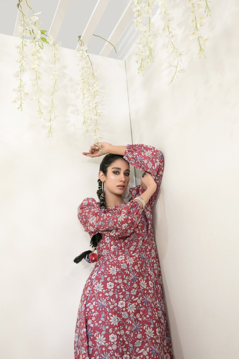 Tawakkal Fabrics 1 Piece Stitched Digital Printed Swiss Maxi Design D-1234