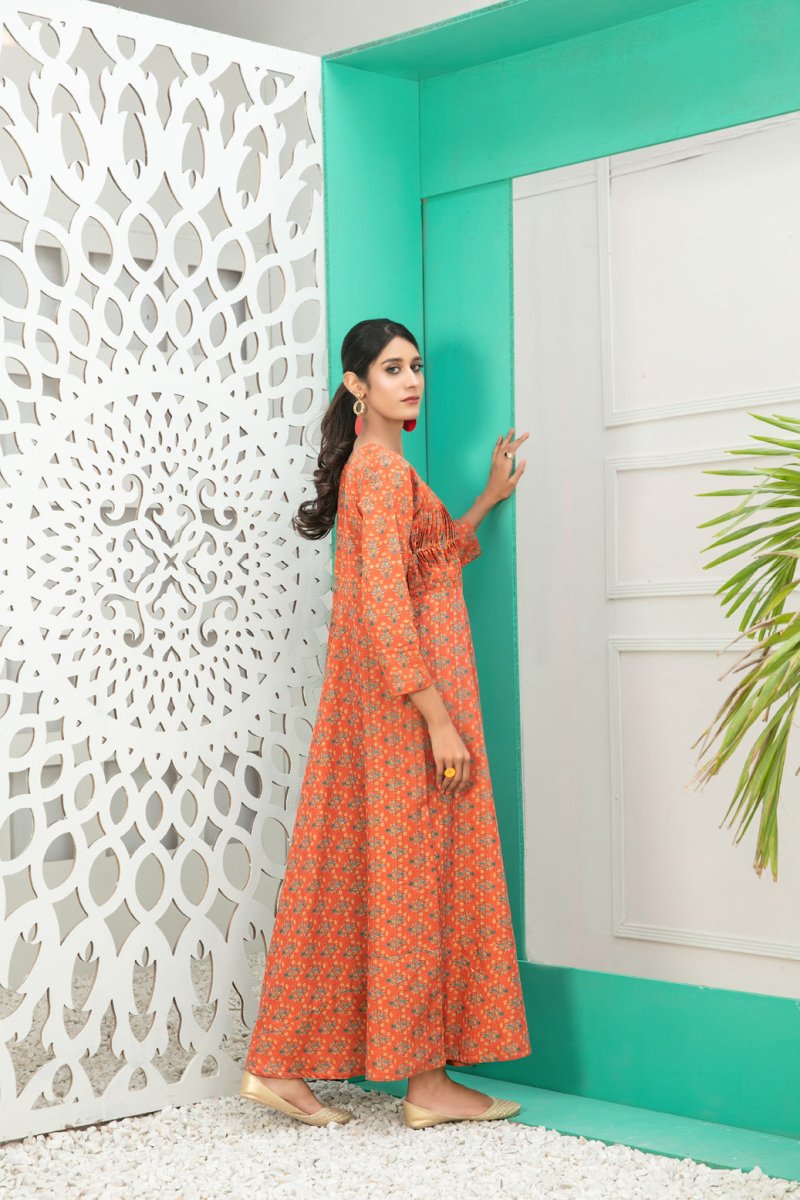 Tawakkal Fabrics 1 Piece Stitched Digital Printed Swiss Maxi D-1312
