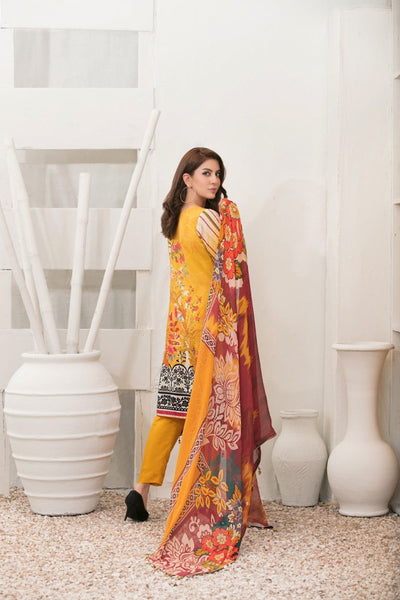 Tawakkal Fabrics 3 Piece Stitched Attractive & Adorable Viscose Suit D-1444 (ii)