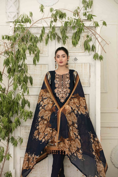 Tawakkal Fabrics 3 Piece Stitched Attractive & Adorable Lawn Suit D-1541-A