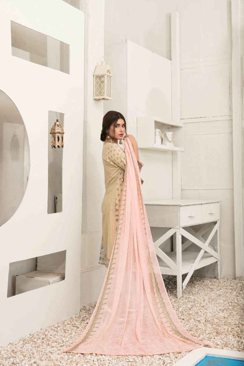 Tawakkal Fabrics 3 Piece Stitched Attractive & Adorable Lawn Suit D-1591