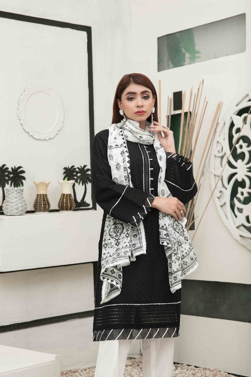 Tawakkal Fabrics 3 Piece Stitched Attractive & Adorable Lawn Suit D-1767