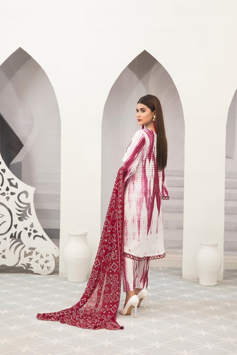 Tawakkal Fabrics 3 Piece Stitched Attractive & Adorable Lawn Suit D-1803