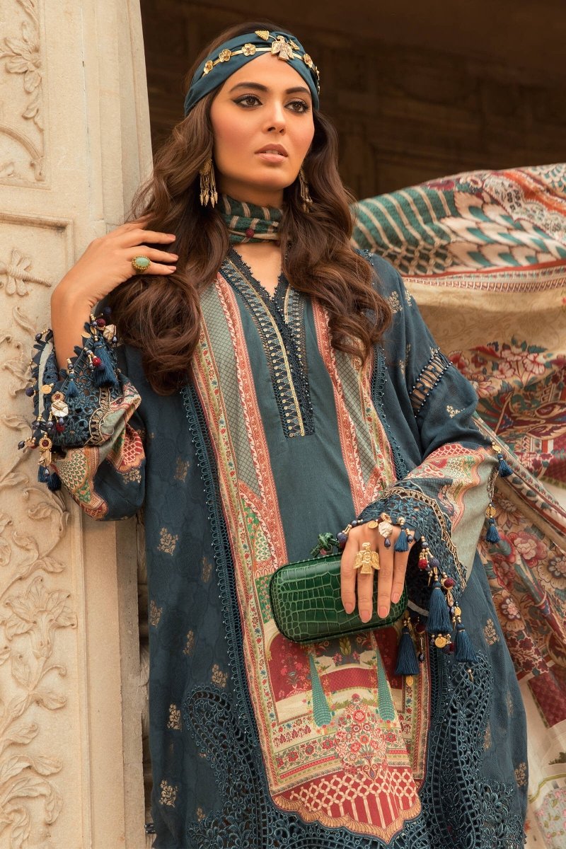 Maria. B 3 Piece Unstitched Lawn Suit D-2213-A