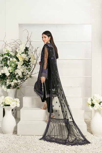 Tawakkal Fabrics 3 Piece Stitched Fancy Heavy Embroidered Suit D-6538