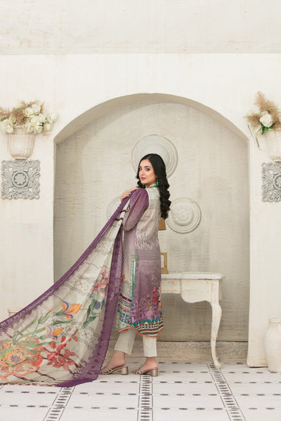 Tawakkal Fabrics 3 Piece Stitched Digital Printed Lawn Suit D-6680