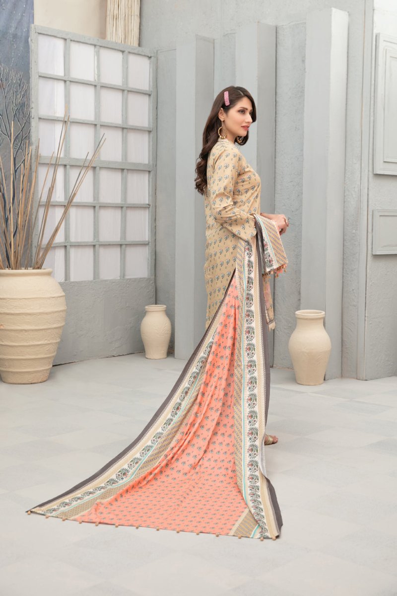 Tawakkal Fabrics 3 Piece Stitched Digital printed Lawn Suit D-6747