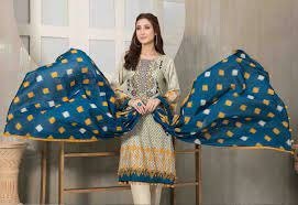 Tawakkal Fabrics 3 Piece Stitched Embroidered Digital Printed Lawn Suit D-7019