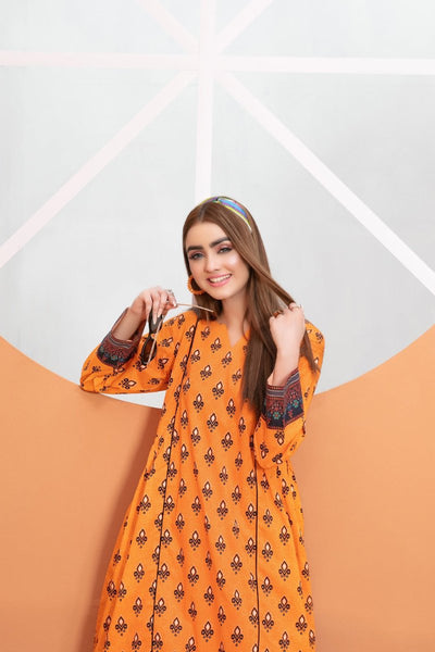 Tawakkal Fabrics 2 Piece Stitched Digital Printed Cambric Shirt designs with embellishments Suit D-7313