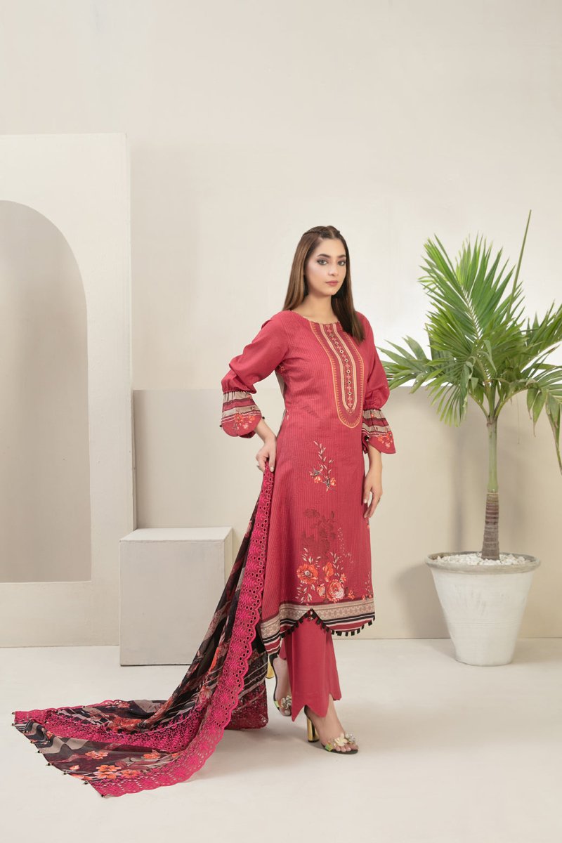 Tawakkal Fabrics 3 Piece Stitched Digital Printed Lawn Suit D-7332