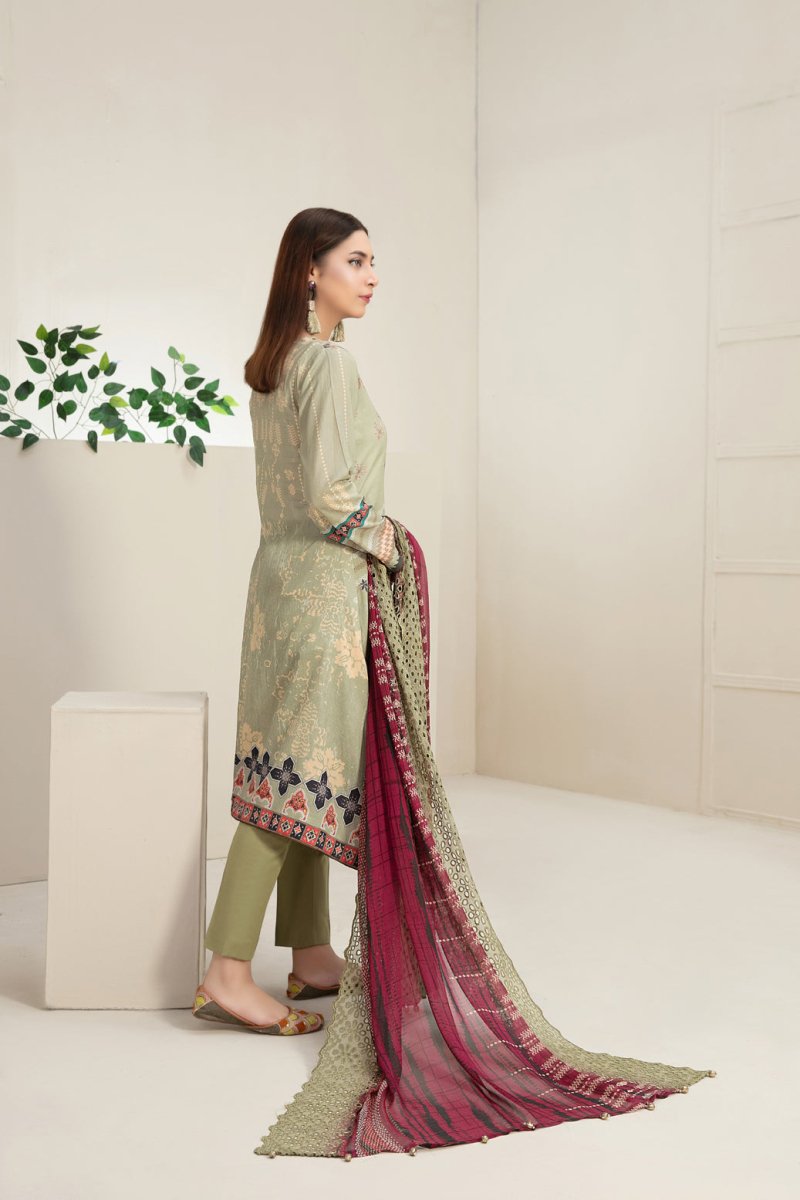 Tawakkal Fabrics 3 Piece Stitched Digital Printed Lawn Suit D-7336