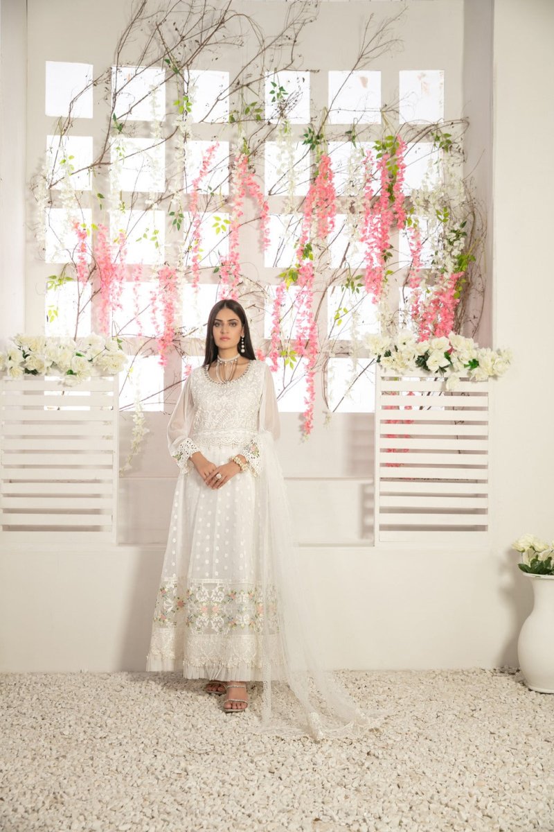 Tawakkal Fabrics 3 Piece Stitched Fancy Heavy Embroidered Suit D-7370