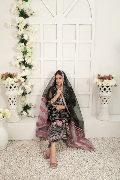 Tawakkal Fabrics 3 Piece Stitched Fancy Heavy Embroidered Suit D-7375