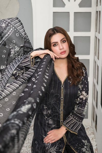 Tawakkal Fabrics 3 Piece Stitched Digital Printed Lawn Suit D-7425