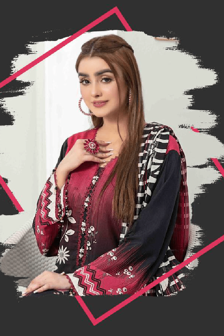 Tawakkal Fabrics 3 Piece Stitched Attractive & Elegant Suit D-7622