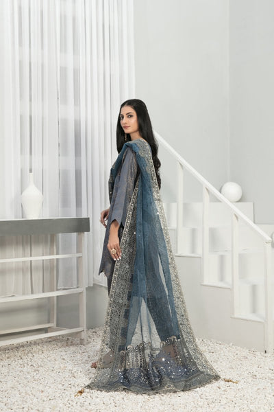 Tawakkal Fabrics 3 Piece Stitched Viscose Banarsi Suit D-7852